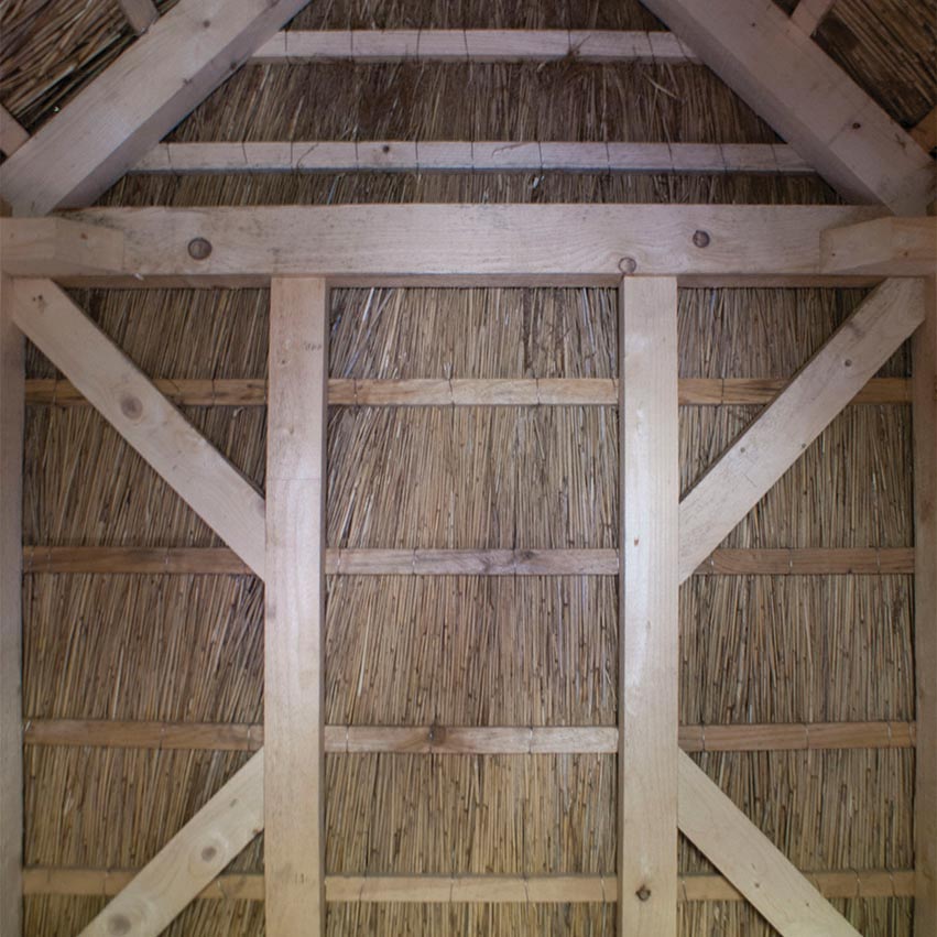 Cabane dans les bois, Réserve naturelle du bout du lac d'Annecy, Doussard