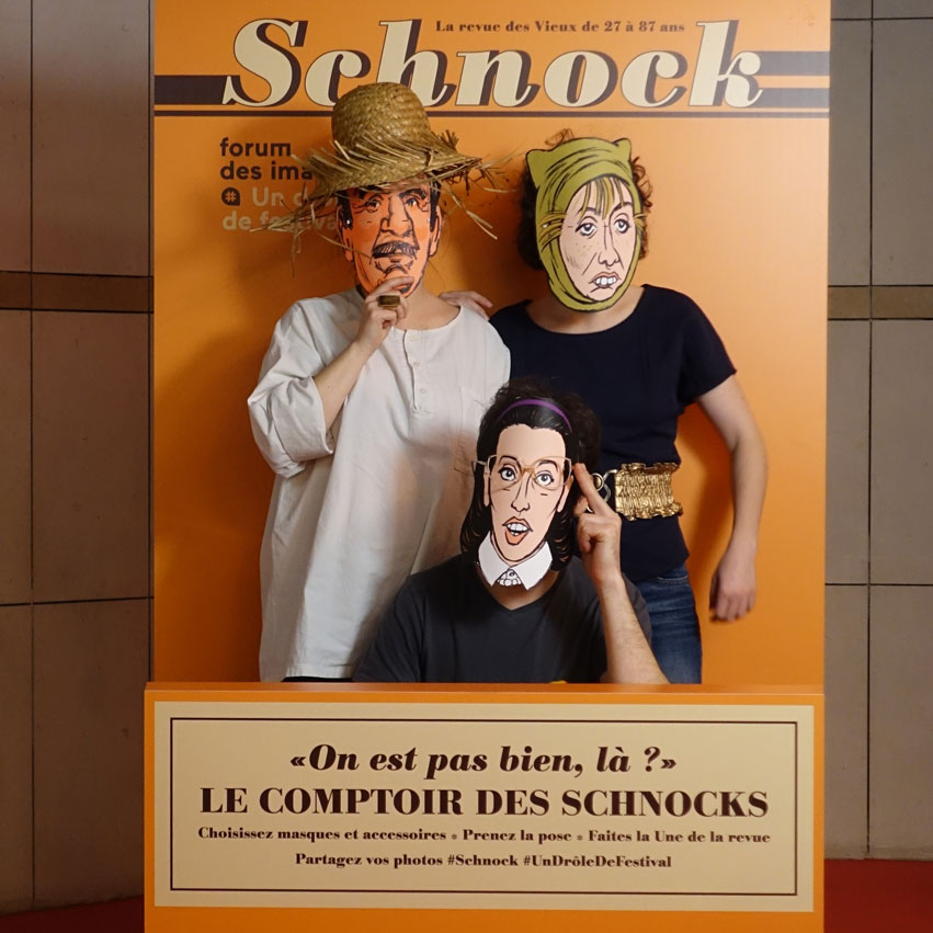 Comptoir des Schnocks, Un Drôle de festival, Forum des Images, Paris