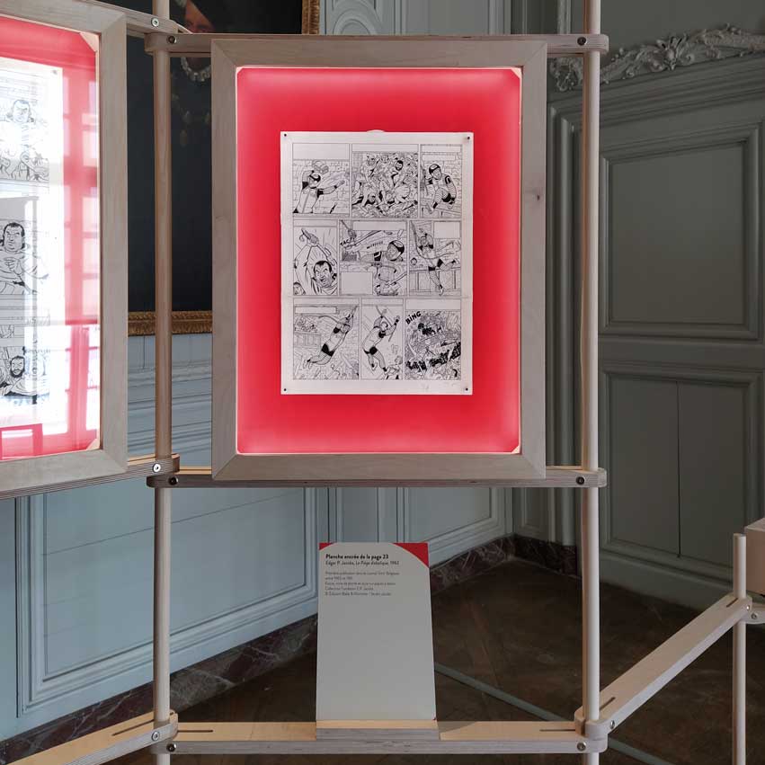 Exposition Blake et Mortimer, MachinaXion, Château de La Roche-Guyon 2022