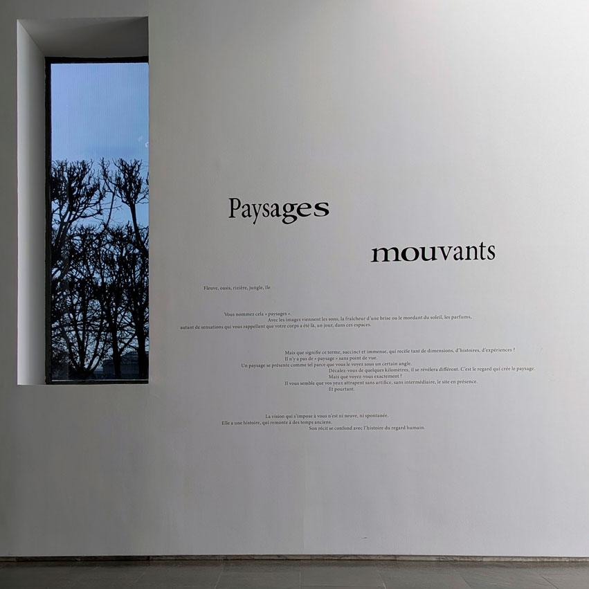 Exposition Paysages Mouvants, Jeu de Paume, Paris 2025